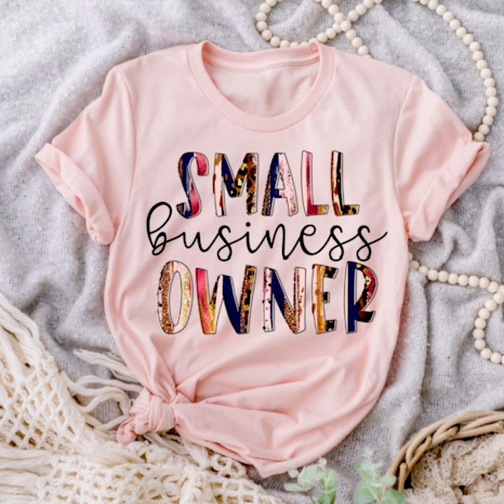 Leopard Small Business Owner Tee